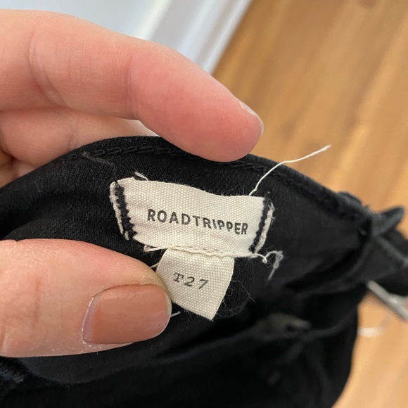 Madewell, Black Roadtripper Denim, Size 27T - Picture 2 of 2